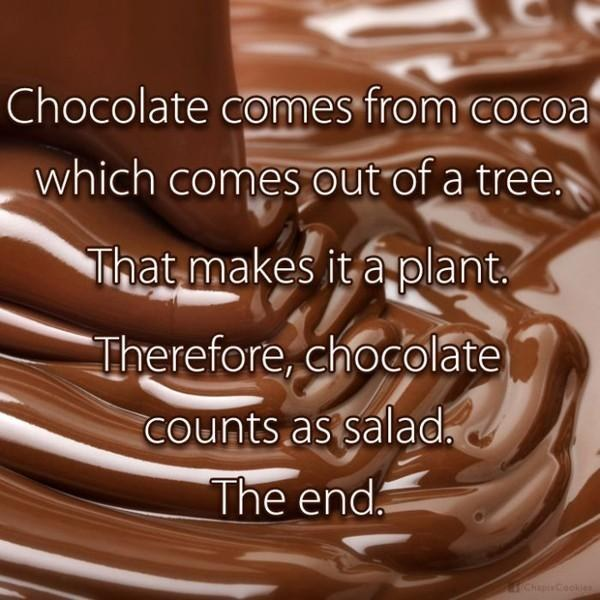 12.) Maybe eating healthy is easy.