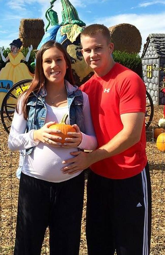 After picking out a pumpkin for Shane, the couple awaits his birth, expected to be October 12