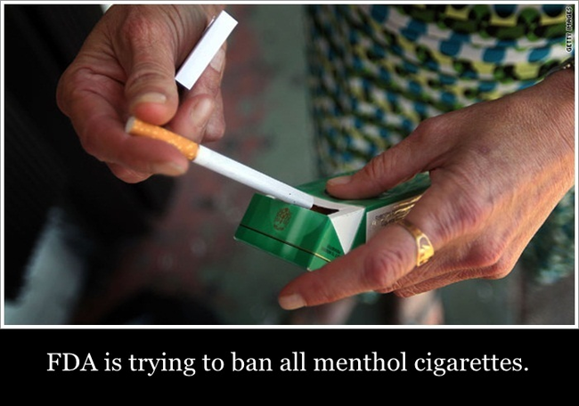 10.) Menthol Cigarettes