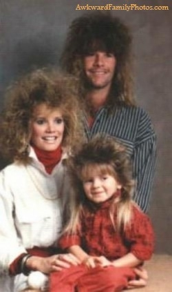 11.) Bon Jovi's cousins in Jersey take a family portrait.