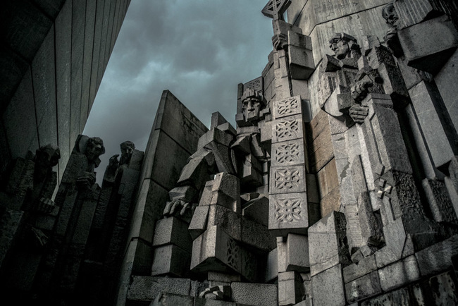 Monument to 1300 Years of Bulgaria in the city of Shumen.