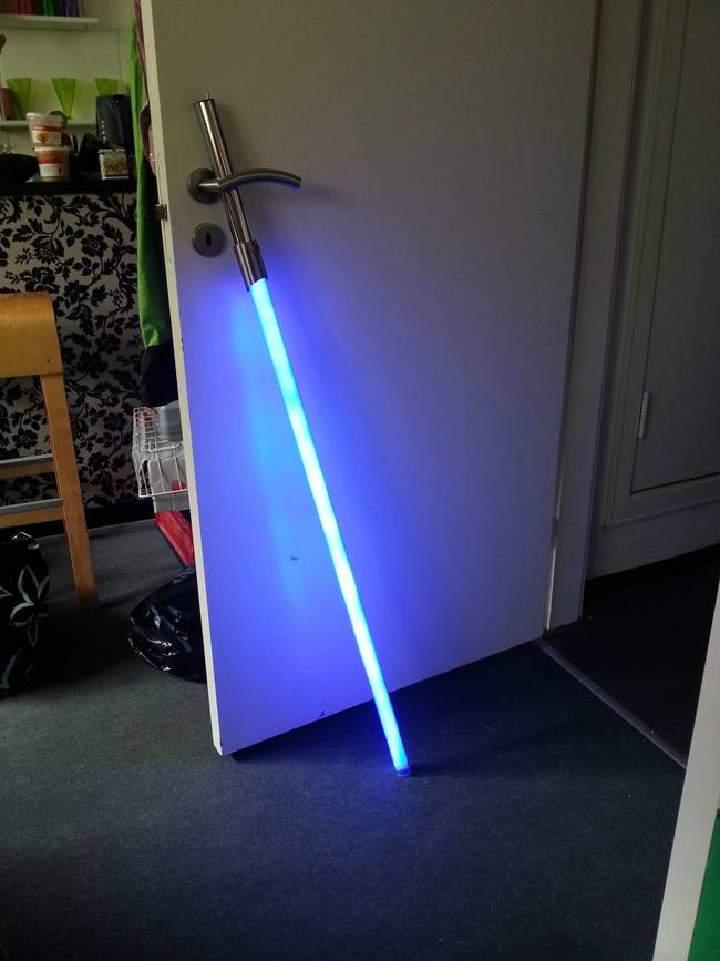 4.) <a href="https://imgur.com/a/SlhPj#1">Lightsaber</a> - I like to think that it is everyone's dream to own a lightsaber. Now we can all have one!