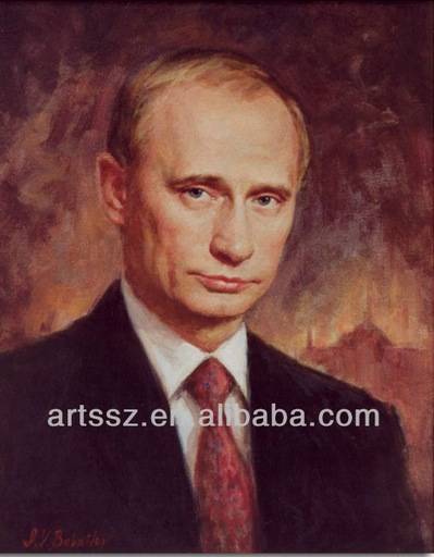 1.) This portrait of Russian President, Vladimir Putin.