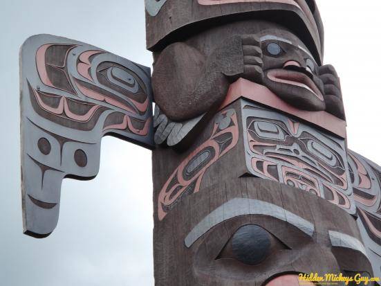 16.) Canada - Totem Pole Hidden Mickeys