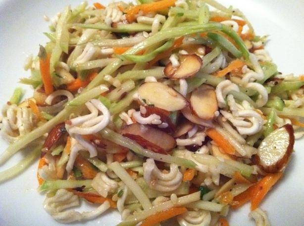 <a href="https://www.food.com/recipe/asian-ramen-coleslaw-180352" target="_blank">Asian Ramen Coleslaw</a>