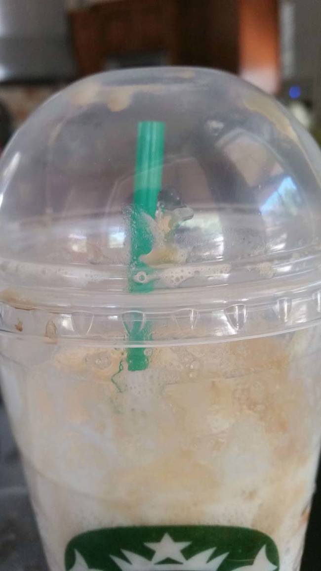 25.) Grabbing the wrong sized straw at Starbucks. The ultimate suffering.