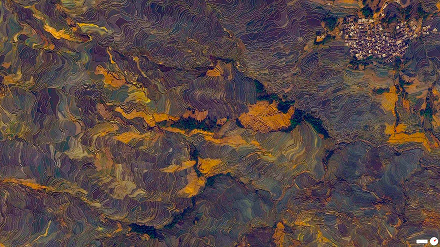 Terraced Rice Paddies, Yuanyang County, Yunnan, China