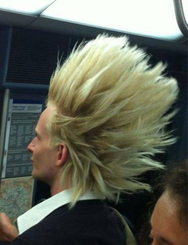 You must have to budget a lot for all that hairspray. Just saiyan.