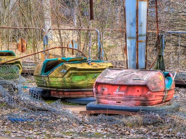 The park is one of the most contaminated places in all of Pripyat.