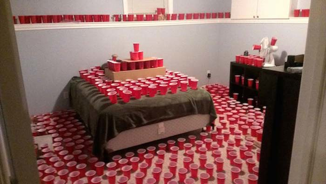 7.) Soon though, the pranks begin.