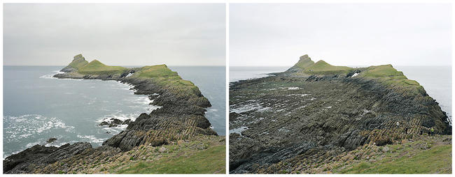 1.) Worms Head, Glamorgan. High water 9:45am, low water 4:00pm. (June 25 2005)