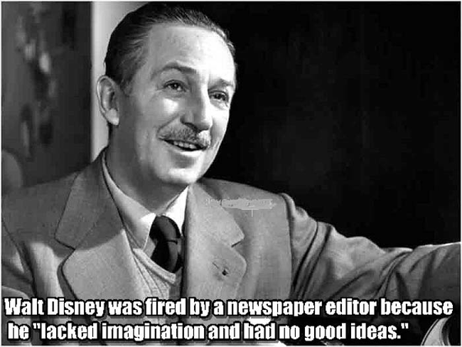 3.) Walt Disney.