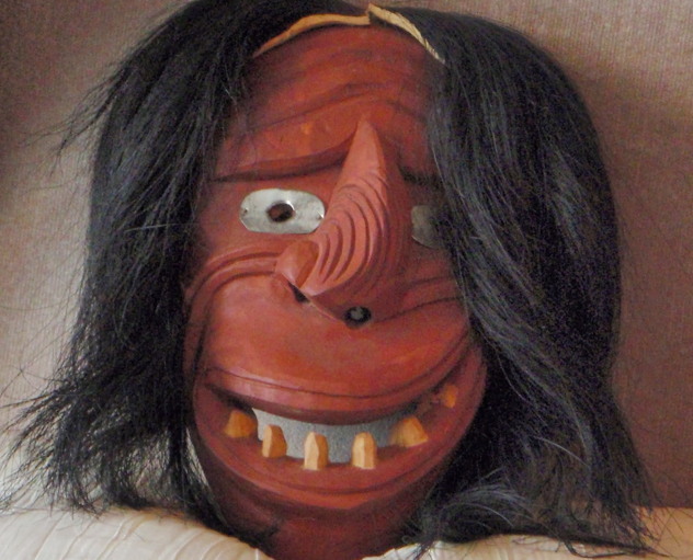 3.) Iroquois False Face Society Mask