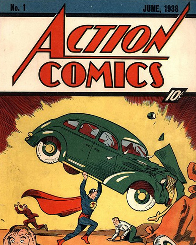 First Issue Of Superman: David Gonzalez bought a house in Elbow Lake, Minnesota (seems like the Mid-West is the place to be!) and inside he found a copy of Action Comics #1, featuring the first appearance of Superman ever. Even with a slight tear on the cover the book sold for $175,000 which is a lot of money considering David's home only cost him $10,100. (I seriously need to move to the Mid-West.)