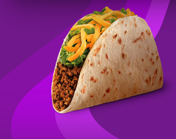 Taco Bell Soft Taco (Beef, Chicken, or Steak) - 160-200 Calories, 5-9g of Fat, 9-13g of Protein.