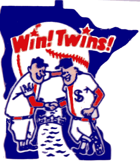 9.) The Minnesota Twins have difficulty with their logo because how do you make twins your mascot without it looking incredibly stupid. Like this depiction.