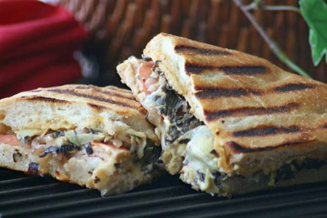 Panera Bread's Turkey Artichoke Panini