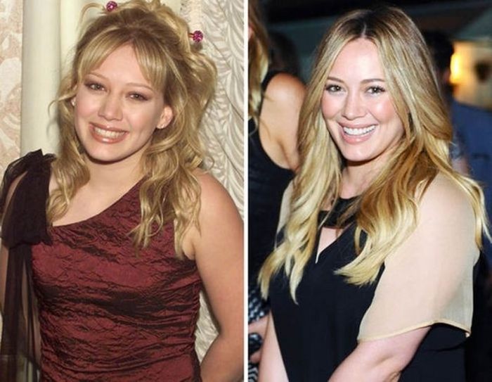 12.) Hilary Duff - 2001 and now.