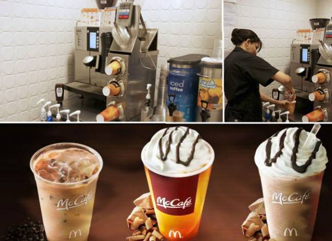 McDonald's McCafé drinks