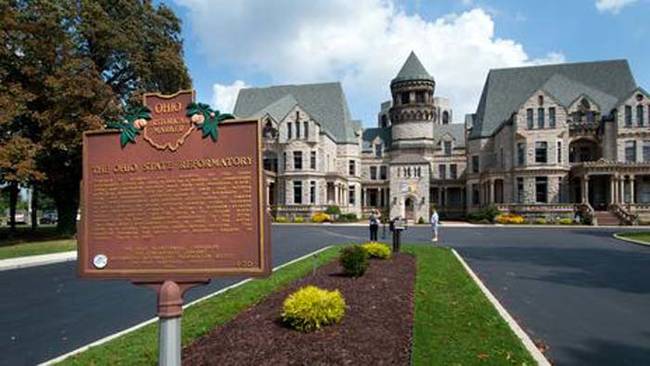 Welcome to the Ohio State Reformatory. Its unique gothic architecture impressed the producers of <i>The Shawshank Redemption</i>. They used the exterior of the prison and the warden's office in the movie.