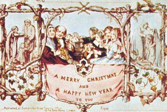 The first Christmas card, 1843