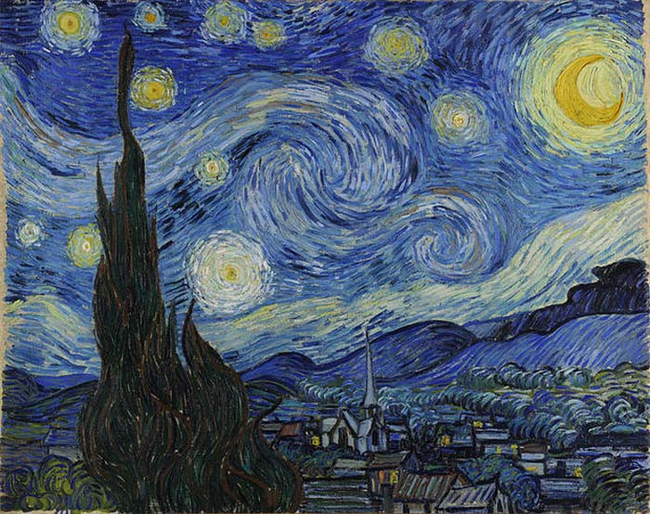 3.) Starry Night.