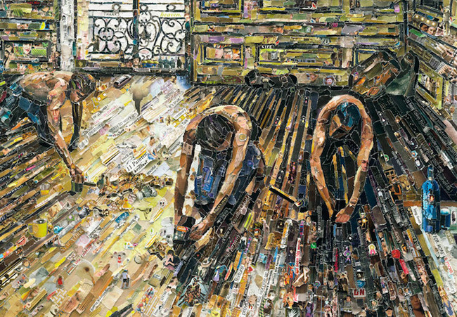 Floor scrapers by Gustave Caillebotte.