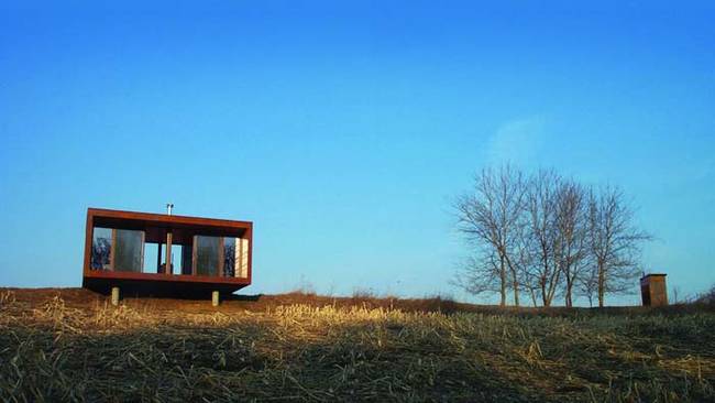 This house, called the WeeHouse, is owned by a violinist in the Minnesota Orchestra and her family.