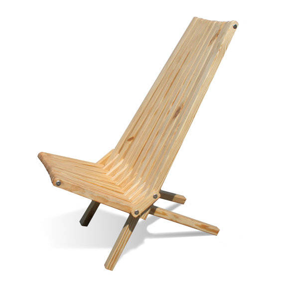 13.) Wooden Fold-Up Chair.