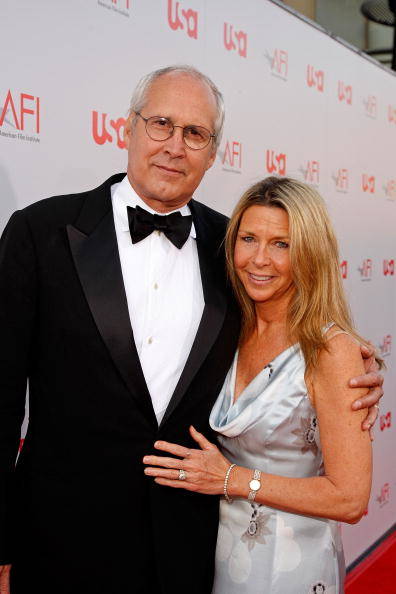 Chevy Chase and Jayni Luke