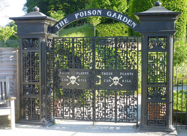 4.) The Alnwick Poison Garden