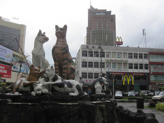 4.) Kuching, Malaysia, AKA Cat City