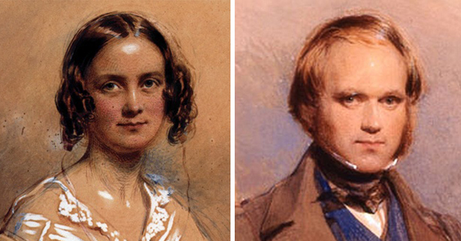 4.) Charles Darwin and Emma Wedgwood