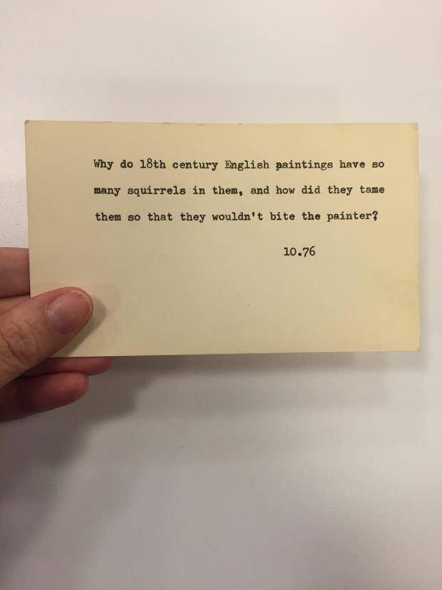 Anyone who read a book on 18th century squirrel bites could easily tell you the answer to that.