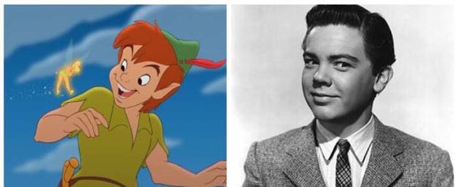 13.) Peter Pan was based on Bobby Driscoll (he also provided a voice for Peter).