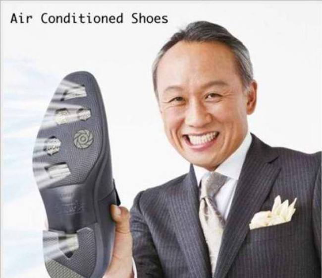 5.) Air Conditioned Shoes