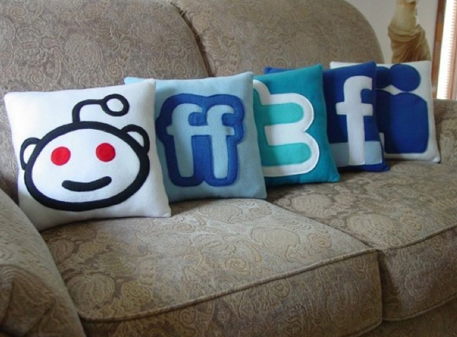 Social Media Pillows