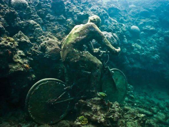 "The Fall from Grace" off the coast of Grenada.