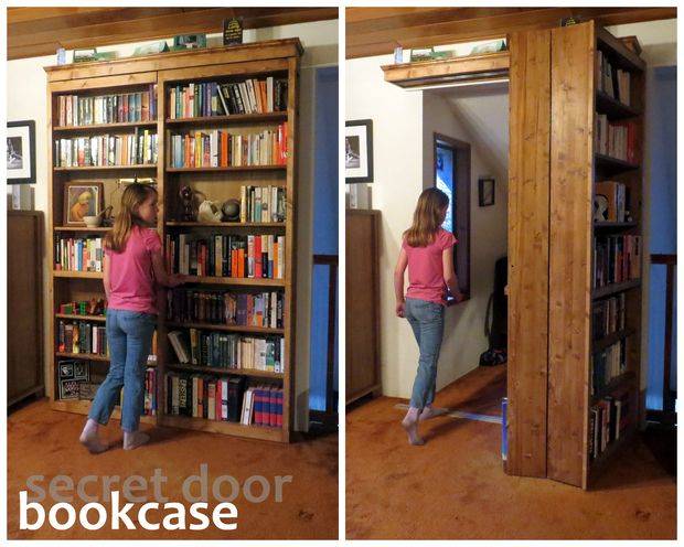 Sliding Bookcase Door