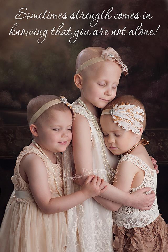 This photo of Ainsley, Rylie and Rheann went viral earlier this year after it was posted by photographer Lora Scantling on Facebook.