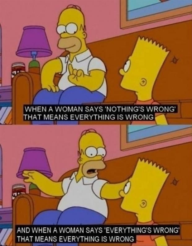 Because Marge taught him well.