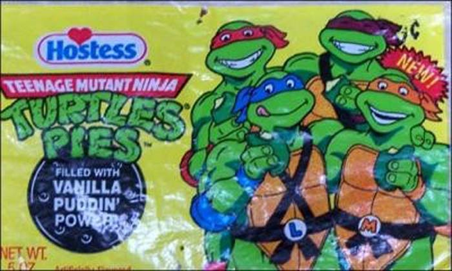 14.) Teenage Mutant Ninja Turtles Pies.