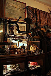 Each room is chock full of bizarre, macabre items from years past.