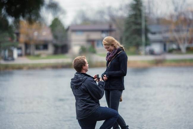 These are the kind of pictures couples dream of, but it's hard to get the perfect shot in this kind of situation and keep the element of surprise fully intact.