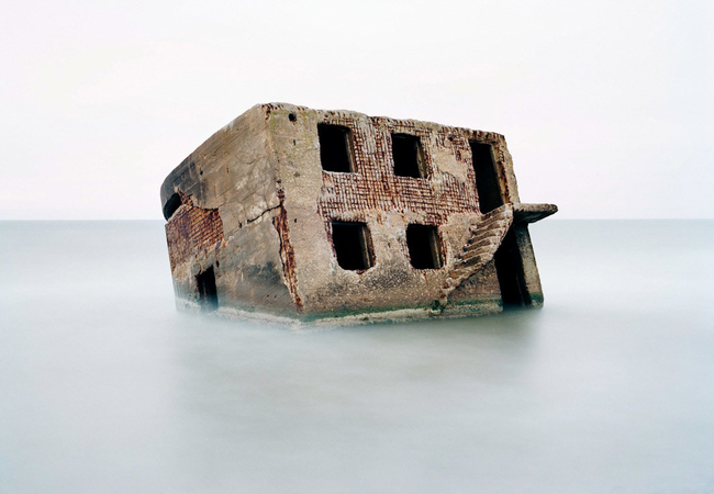 4.) Sunken Baltic Sea bunker off the coast of Latvia.