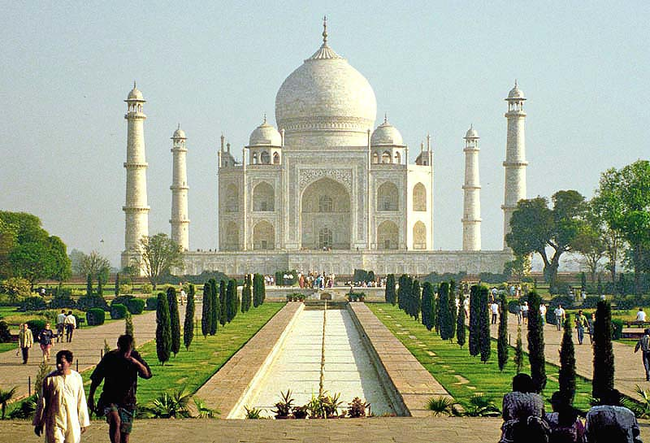 1.) The Taj Mahal