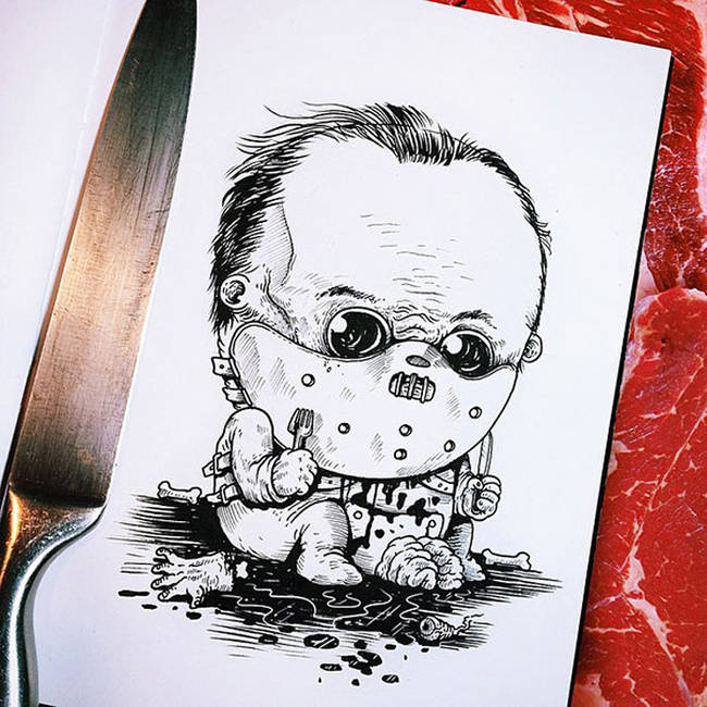 Baby Hannibal Lecter from <em>Silence of the Lambs</em>