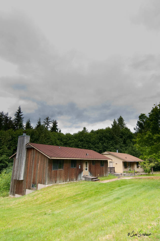 Cottages for the miners.