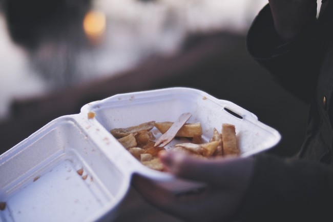 4. Styrofoam Containers: Everyone should know this by now, but styrofoam is plastic and will likely leek into your food when microwaved.