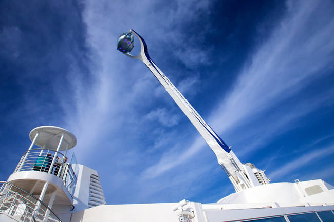 The North Star observation deck when extended.